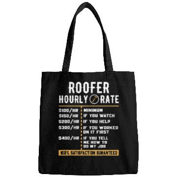 Discover Roofer hourly rate Bags