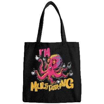 Discover CF Coffee Funny Coffee Multitasking Squid Octopus Bags