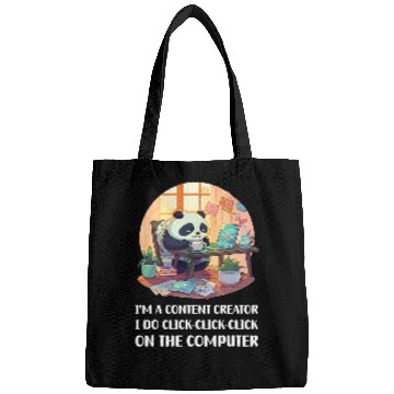 Discover Im a Content Creator I Do ClickClickClick 1 Bags