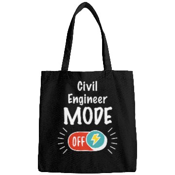 Discover Job Mode On For hardworking And Motivated Civil Engineer Bags