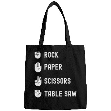 Discover Rock Paper Scissors Table Saw Woodworking Bags