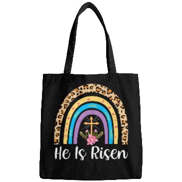 Discover Christian He Is Risen Rainbow Christian Happy Easter Jesus315 Christ Bags