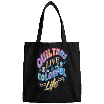 Discover Sewing Machine Quilters Live A Colorful Life Quilting Patchwork Seamstress Bags
