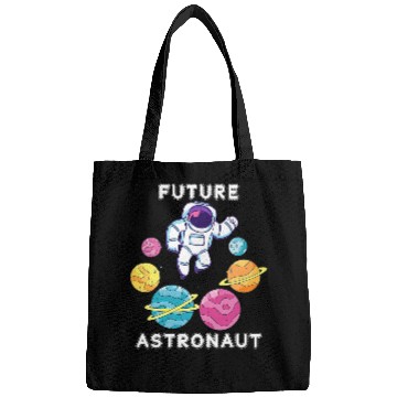 Discover Astronauts Planets Science Lover Astronomy Outer Space Future Astronaut Bags