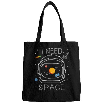 Discover Astronauts I Need Space Astronaut Helmet Solar System Astronomy Planets Bags