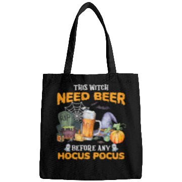 Discover Beer Witch Needs Beer Any Hocus Pocus Halloween91 Bags