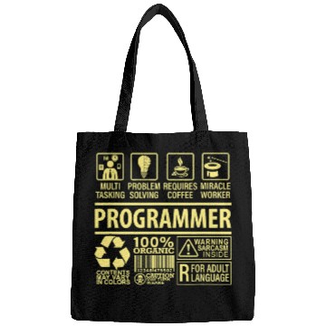 Discover Funny software developer definition composition Techie gifts 1 Bags