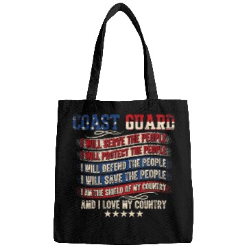 Discover Coast Guard I Will Serve Protect Defend Save The People 24 Bags
