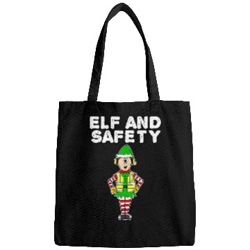 Discover Elf and Safety Work Christmas Party Construction Worker Bags