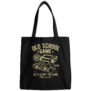 Discover Old School Game old school gift for gamers Bags
