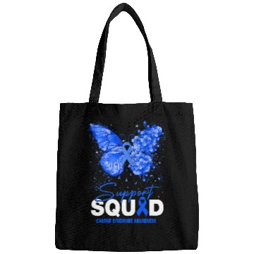 Discover Charge Syndromes Warrior Support Squad Butterfly Bags