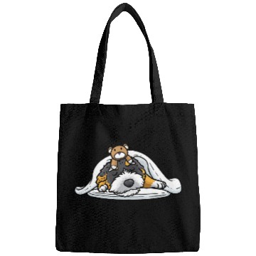Discover Bernedoodle Dog With Stuffed Animal Sleeping Napping Bags