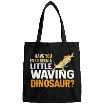 Discover Bearded Dragon Lizard Reptile Waving Dinosaur Herpetologist Bags