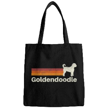 Discover Dog Goldendoodle vintages Goldendoodle Retro Mom Dad Dog Bags