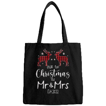 Discover Couple Wife Husband Our First Christmas As Mr Mrs 2022 343 Bags