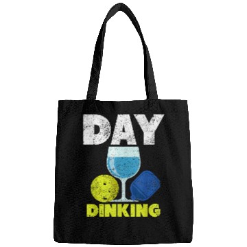 Discover Funny Pickleball Day Dinking Pun Pickleball Player Bags