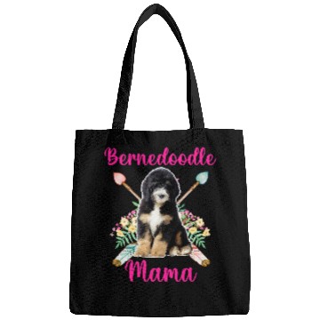 Discover Bernedoodle Mama Cute Mama Bernedoodle Dog Lover Bags