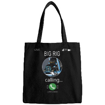 Discover BIG RIG Calling Mobile Funny 18wheeler Truck Driver Bags