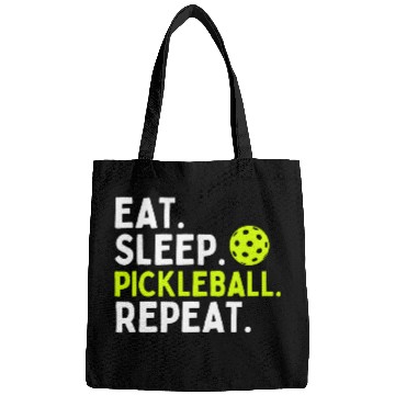 Discover Eat Sleep Pickleball Repea Funny Pickleball Lover Bags