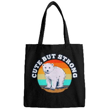 Discover Funny Bear Cute strong panda bear grizzly teddybear animal lover teddy Cute Bears Bags