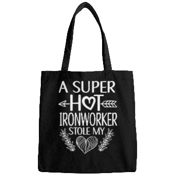Discover Iron Worker Girlfriend Union Ironworker Wife Bags