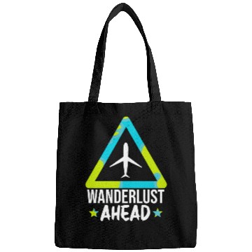 Discover Artistic Wanderlust Ahead Illustration Bags