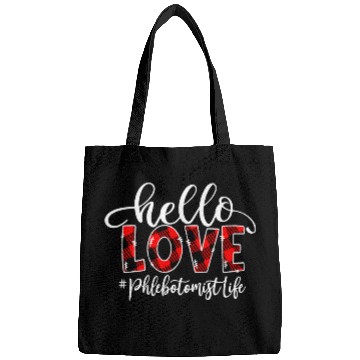 Discover Hello Love Phlebotomist Life Flannel Valentines Day Bags
