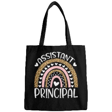 Discover Assistant Principal Funny Job Title School Worker Rainbow 2 Bags