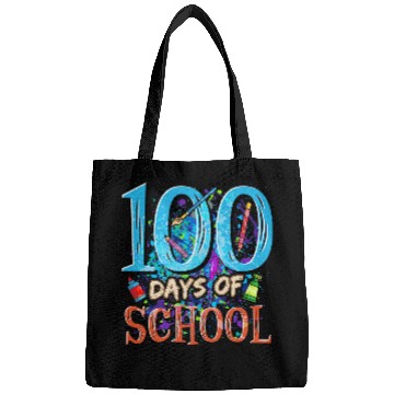 Discover 100 Days of School Art Class Art Teacher or Student Bags