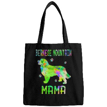 Discover Bernese Mountain Mama Colorful Dog Mom Lover Bags