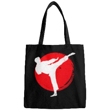 Discover Karate Kick Symbol Karateka Bags