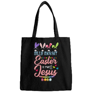 Discover Christian Silly Rabbit Easter Is For Jesus Toddler Easter Christian Christ Bags