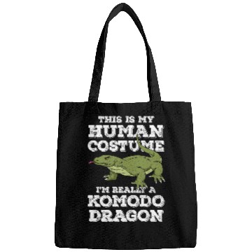 Discover Dragons This Is My Human Costume Im Really A Komodo Dragon Funny Bags