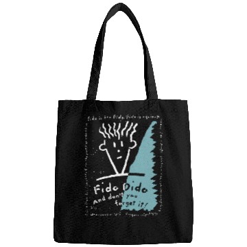 Discover Fido Dido Text Frame Bags