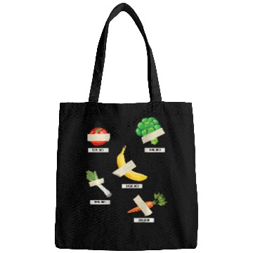 Discover Backprint Banana 120000 Banana Artwork Bags