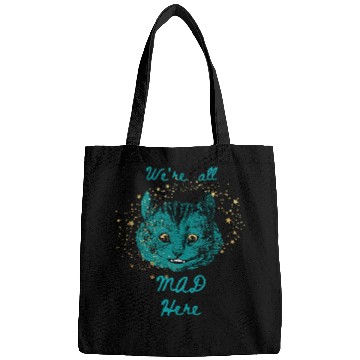 Discover Alice in Wonderland Cheshire Cat vintages Illustration Bags