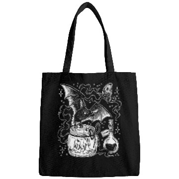 Discover Bat Demon Creature Witchcraft Satanism Bags