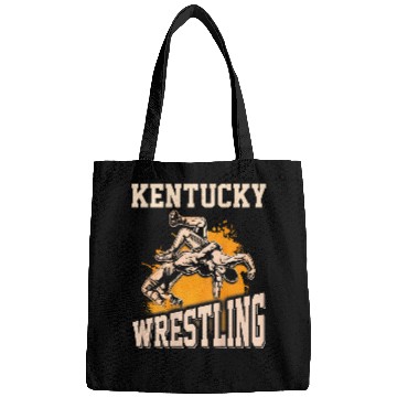 Discover Kentucky Wrestling Dad Mom Gift For Wrestler Backside Bags