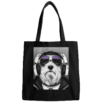 Discover Dog Maltese Chill Dawg Fashionable Dog Puppy Music Maltese Hip Hop Bags