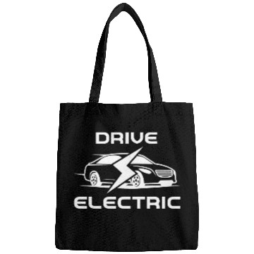 Discover Electrical Drive Electric Car Driving Eco Friendly Zero Emissions Gift Electrician Bags