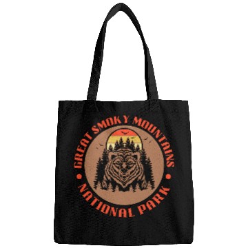 Discover Funny Bear Great Smoky Mountains National Park Bear Nature Outdoors Cute Bears Bags