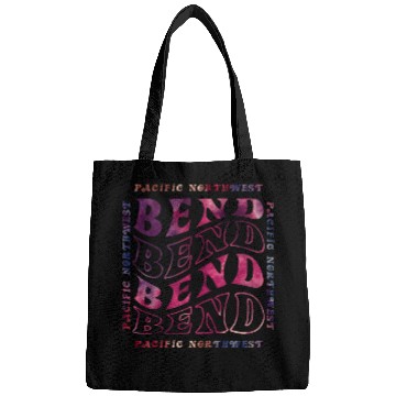 Discover Bend Oregon Wavey Square Bags