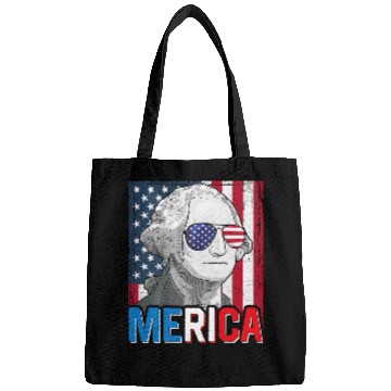 Discover George Washington 4th Of July Merica Men Women American Flag Bags