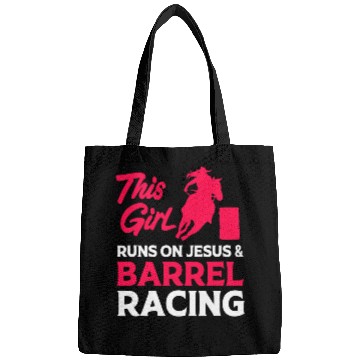 Discover Cowgirls For Women This Girl Runs On Jesus And Barrel Racing Bags
