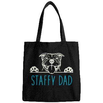 Discover Dog Staffordshire Staffy Dad with Staffordshire Bull Terrier Dog Bags