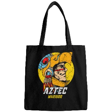 Discover Aztec Warrior King Mexican Native Art Maya Mayans 4 Bags