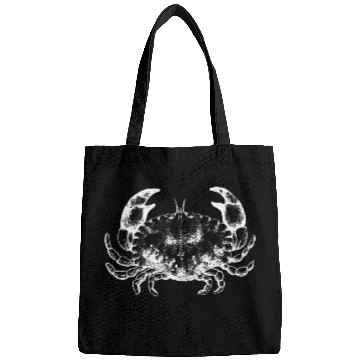 Discover Crab Sealife Illustration Design Bags