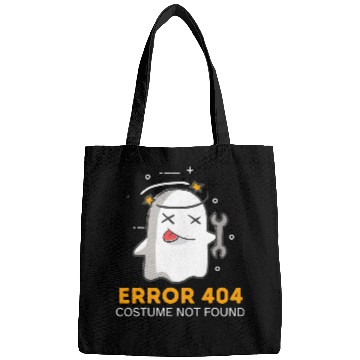 Discover Error 404 Costume Not Found Lazy Halloween Costume Coding Bags