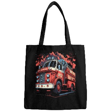 Discover Fireman Firefighter Volunteer Firefighter fires Rescue Firetruck Firefighting 1 Firemen Bags