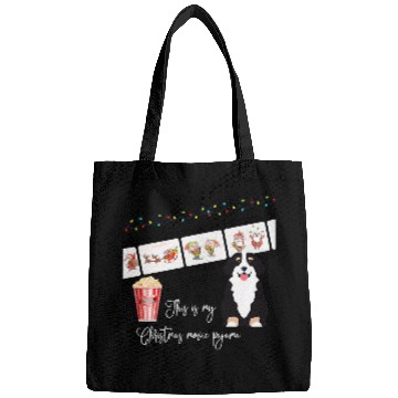 Discover Bernedoodle Bernese Christmas matching pajamas gift idea Bags